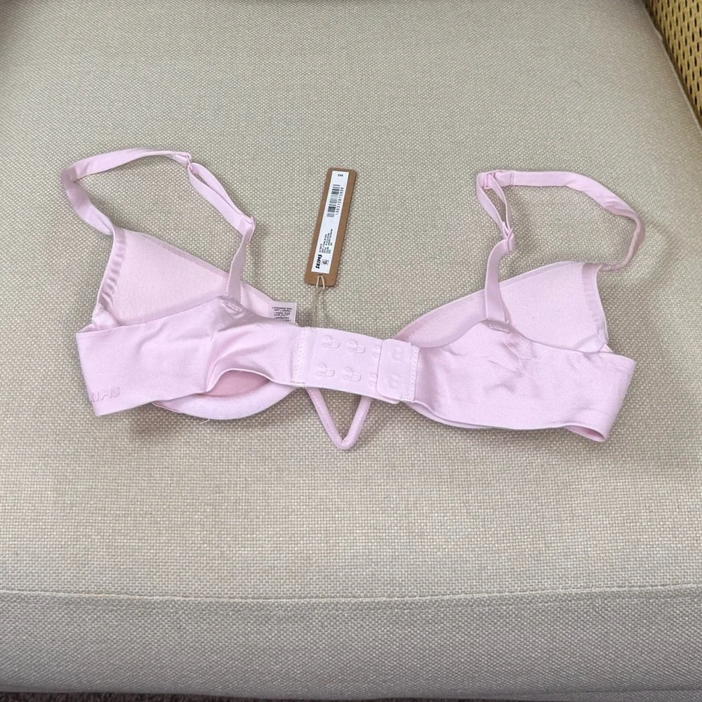 NWT Skims Ultimate Deep V Push Up Plunge Bra Cherry Blossom Size 32A